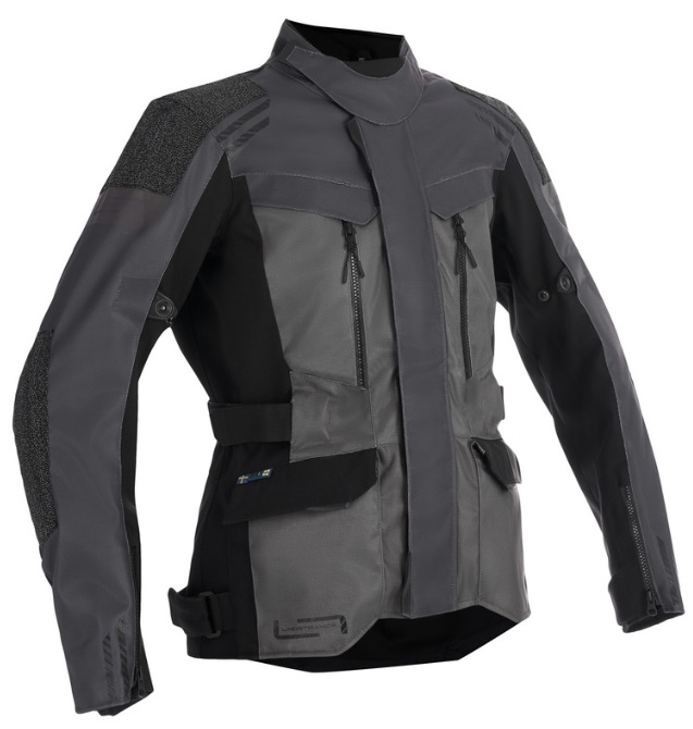 Текстилно мото яке Lindstrands Storbo Graphite Dark Grey Black